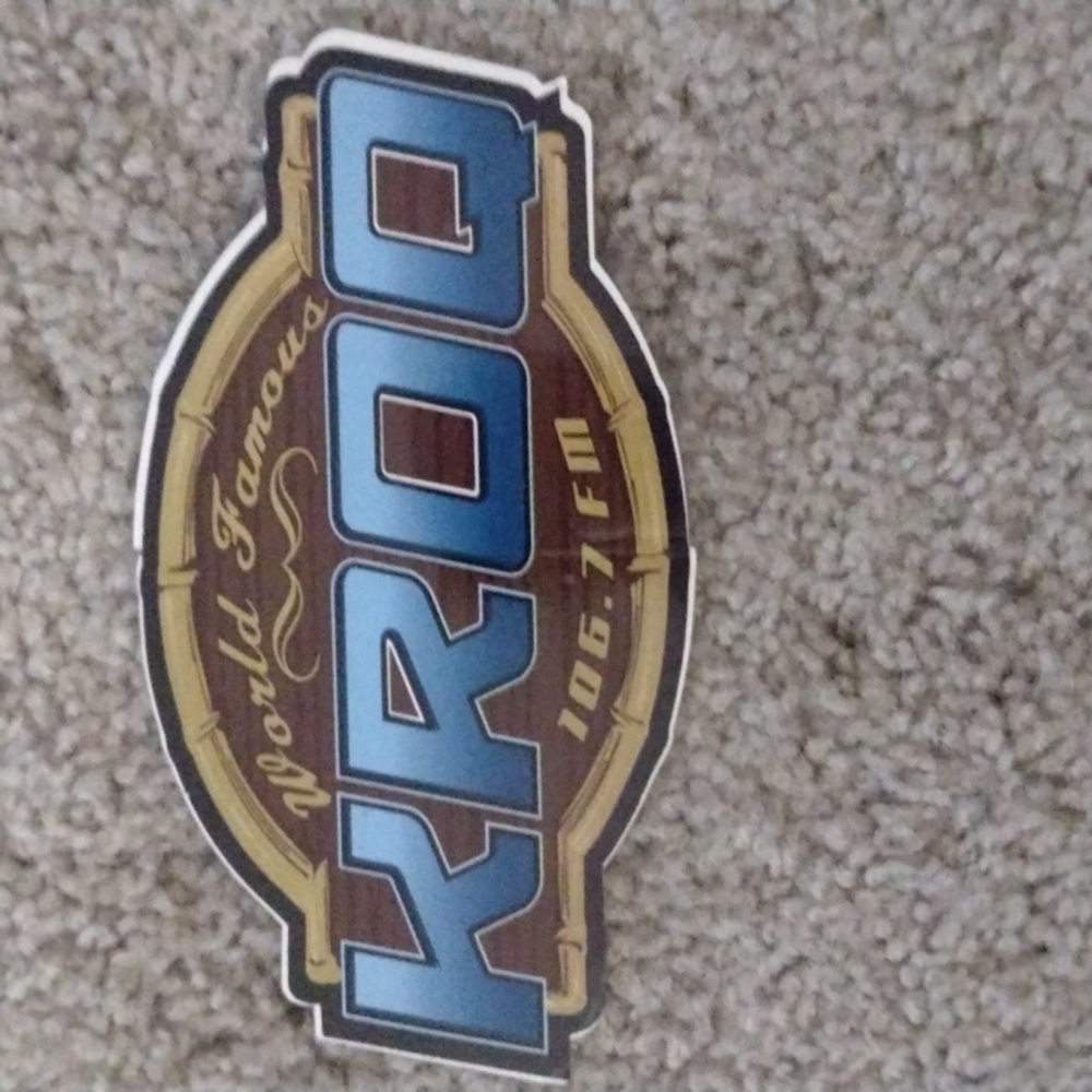 Vintage KROQ sticker new unused